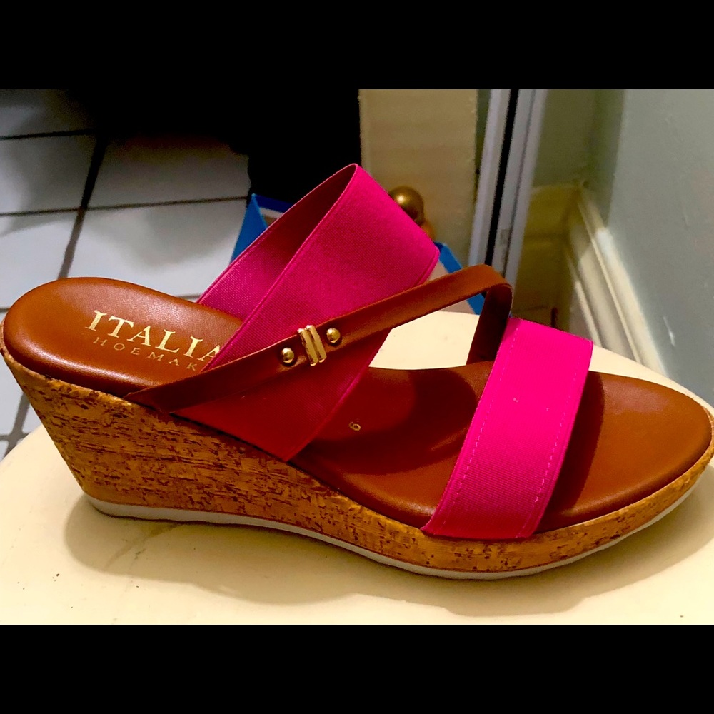 1pair in hot pink espriella shoes worn once